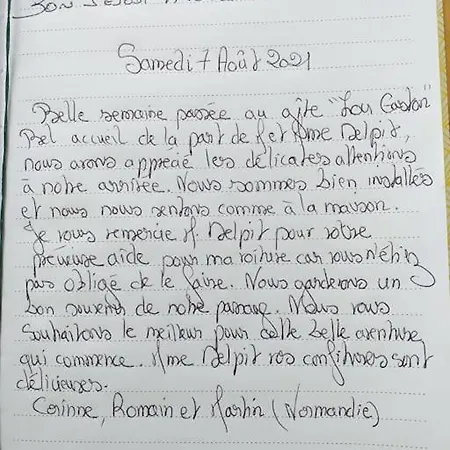 Hébergement de vacances Gîte 3 étoiles Lou Gaston Castillon-la-Bataille